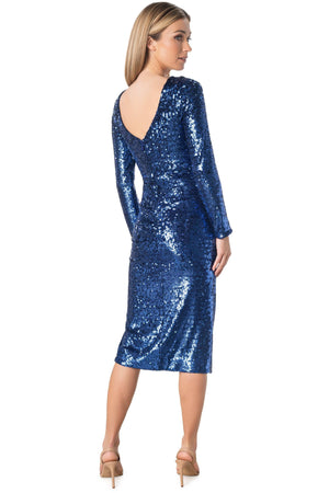 Micah Dress / NAVY MULTI