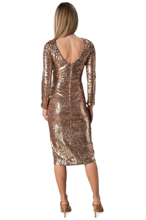 Micah Dress / SOFT GOLD MULTI