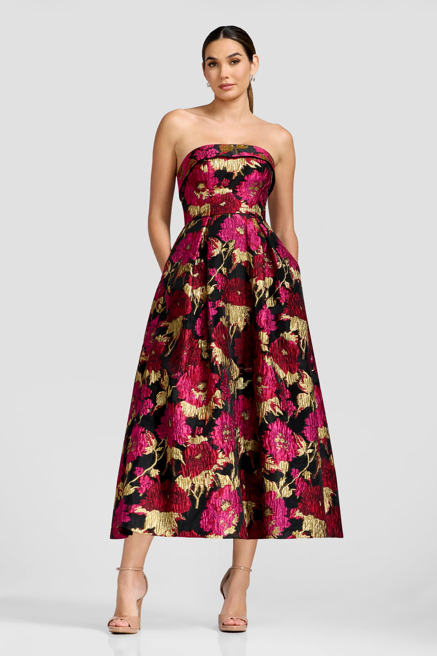 Mika Dress / FUCHSIA MULTI