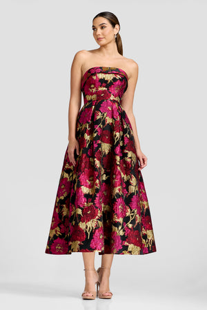 Mika Dress / FUCHSIA MULTI
