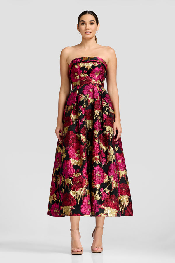 Mika Dress / FUCHSIA MULTI
