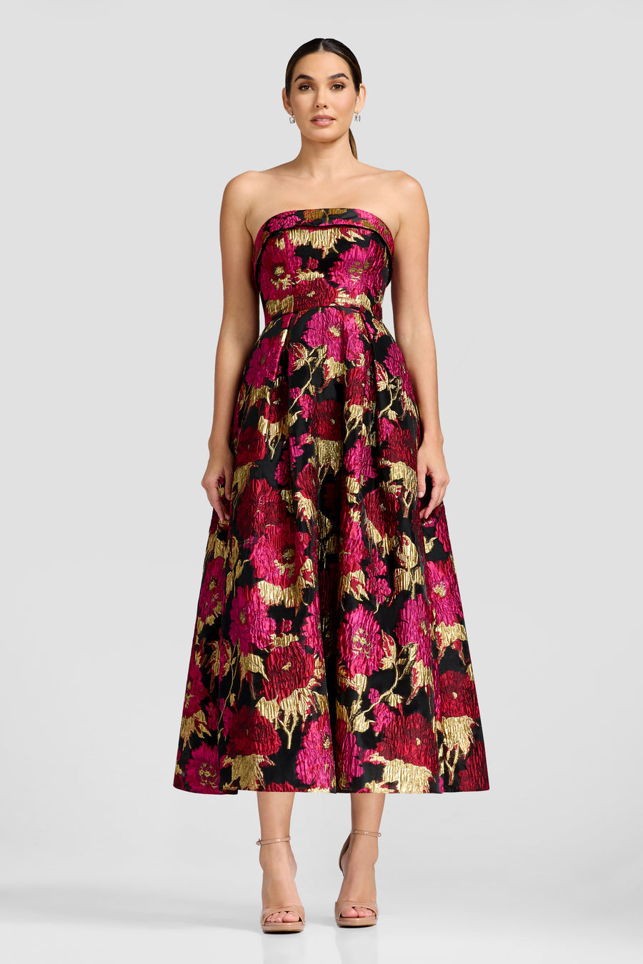 Mika Dress / FUCHSIA MULTI
