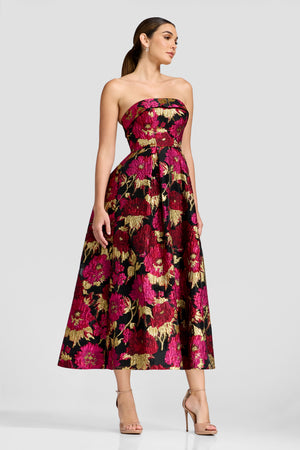 Mika Dress / FUCHSIA MULTI
