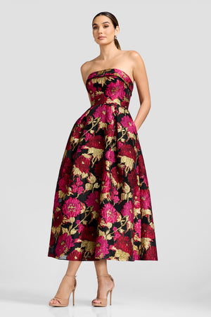 Mika Dress / FUCHSIA MULTI