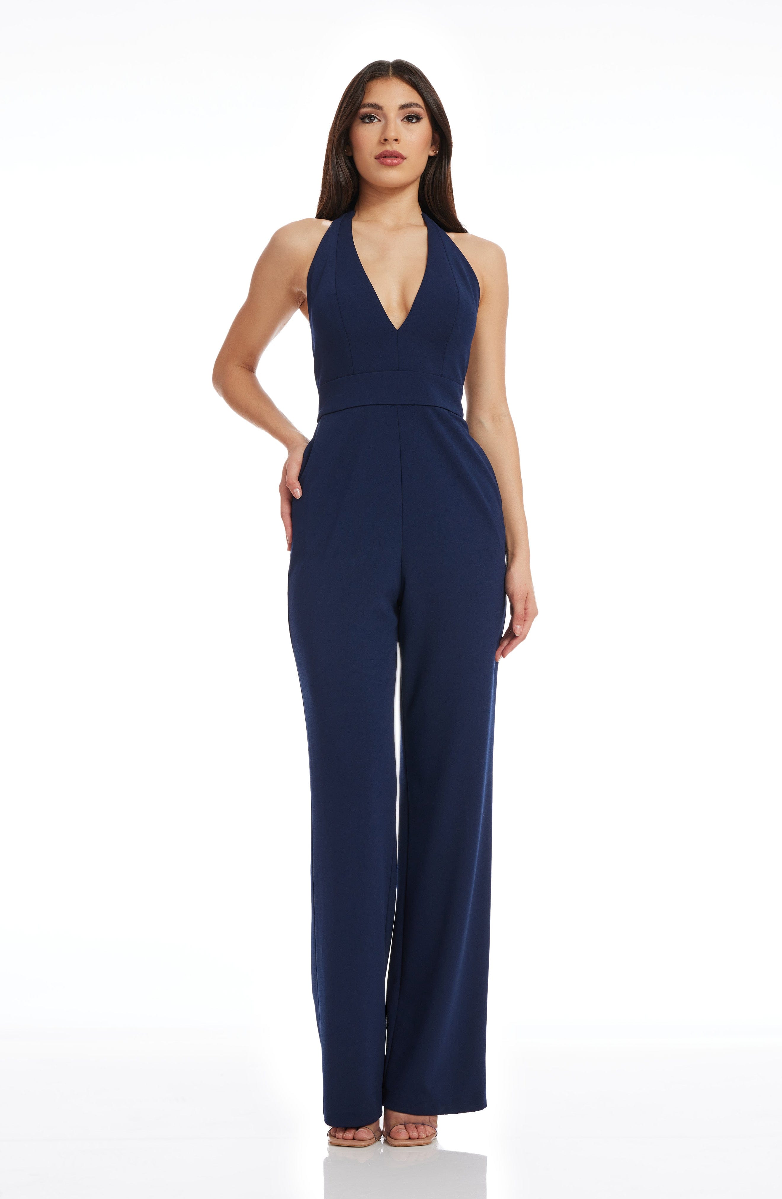 open lace back dress Miller Jumpsuit – Dress the Population