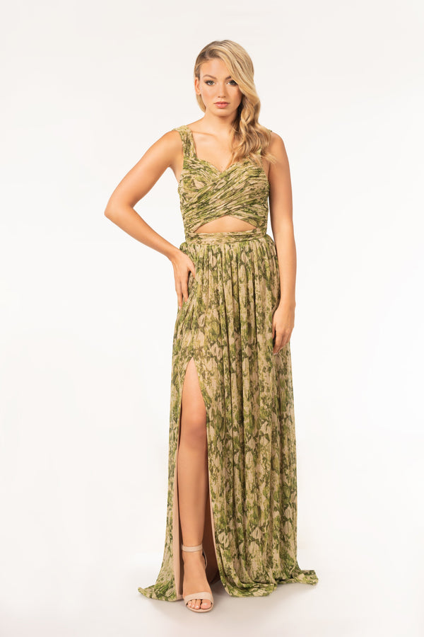 Mirabella Gown / GREEN MULTI