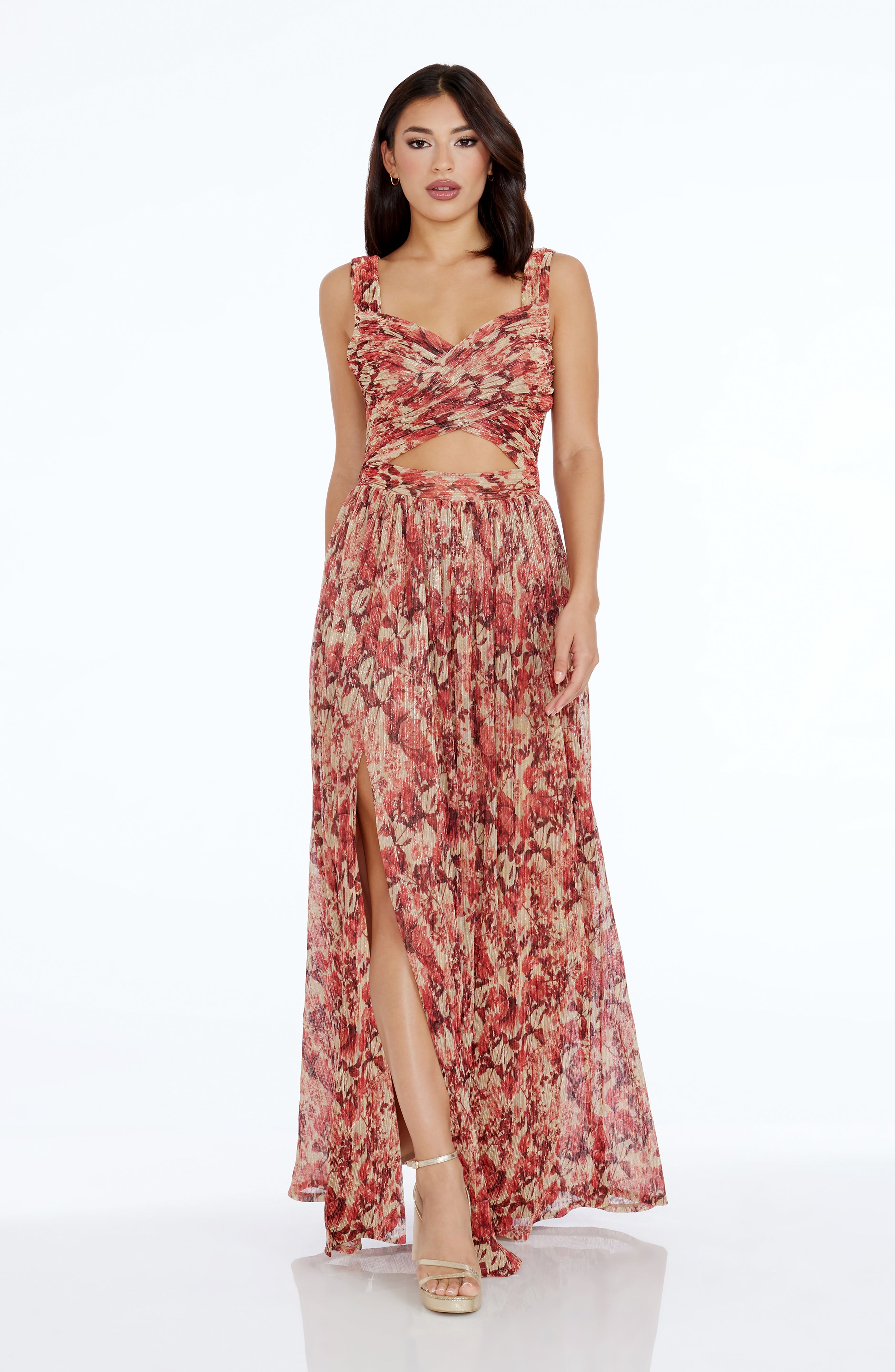 open lace back dress Dress The Population Mirabella Dress