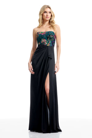 Monette Gown / PEACOCK BLUE M