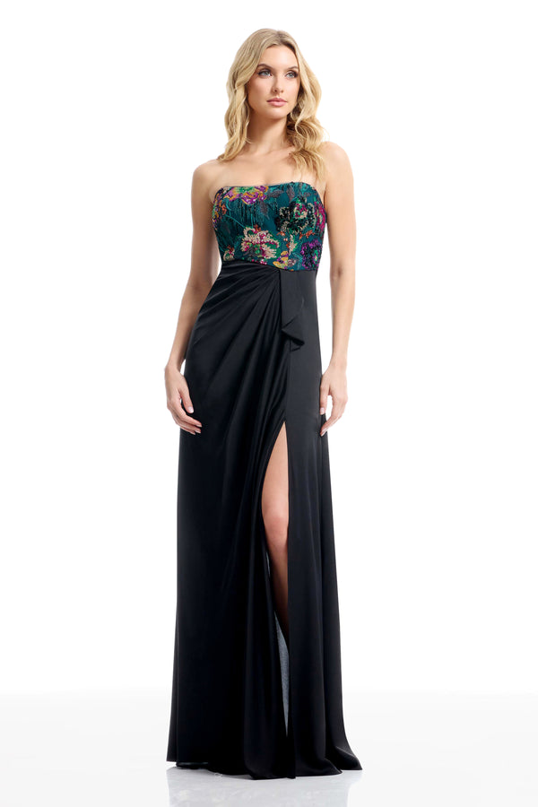 Monette Gown / PEACOCK BLUE M