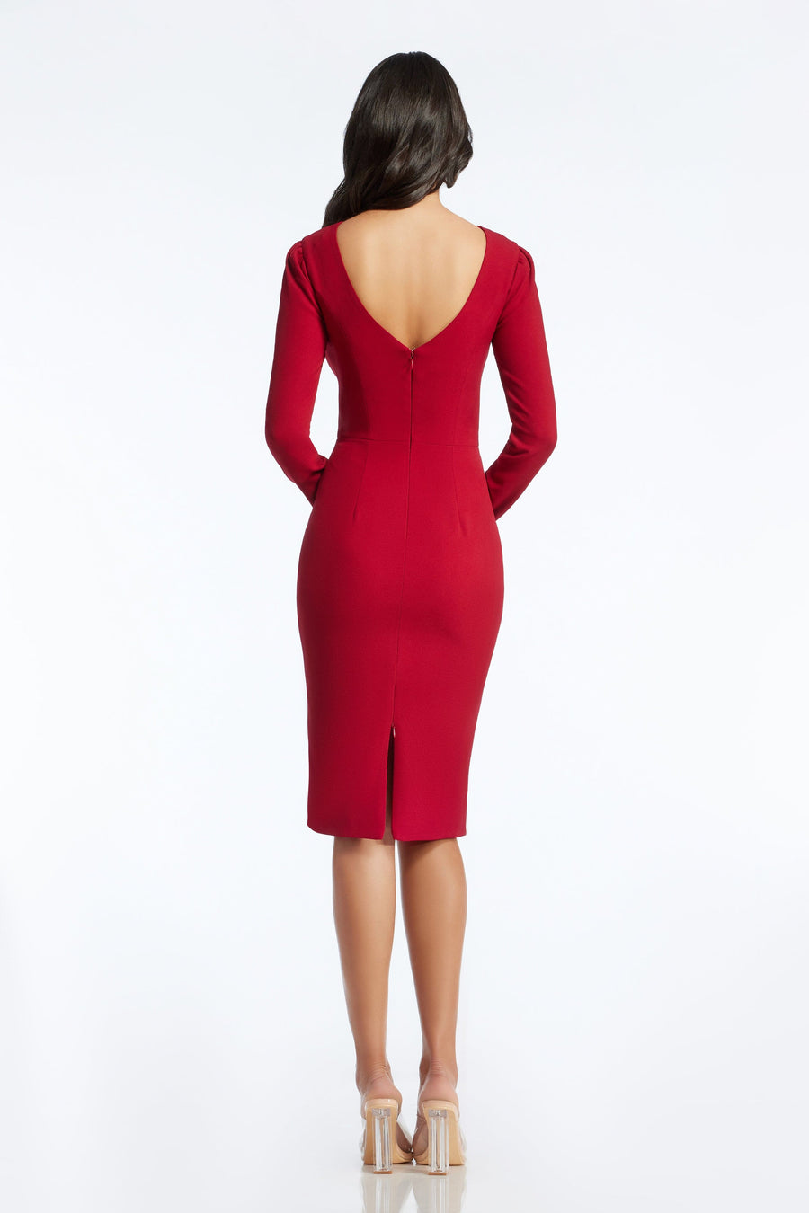 Dress The Population Nadia Dress - Orange - Xs Dress The Population Nadia Dress - Orange - Xs
