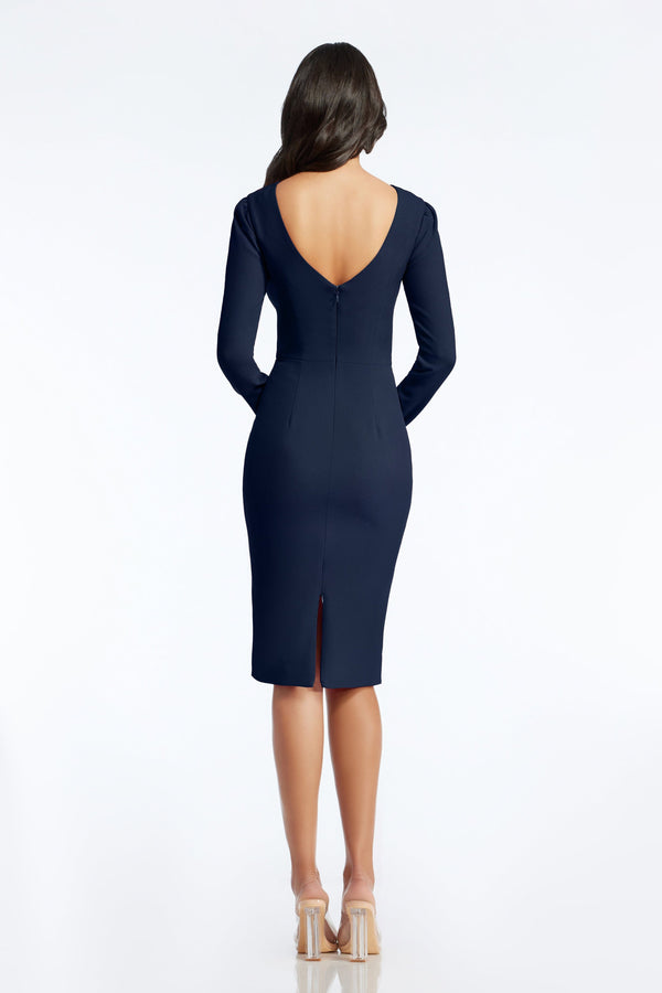 Nadia Dress / NAVY