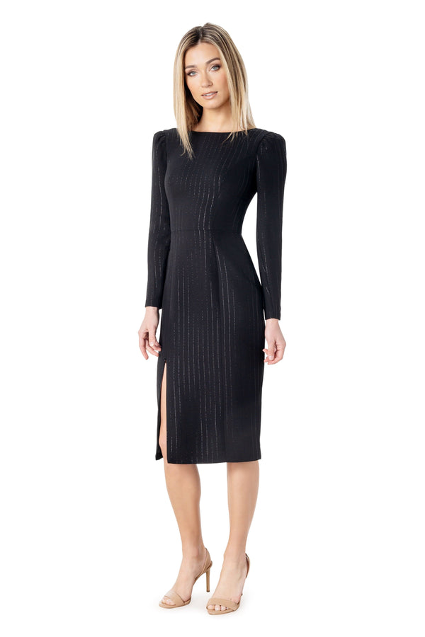 Nadia Dress / BLACK MULTI