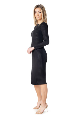 Nadia Dress / BLACK MULTI
