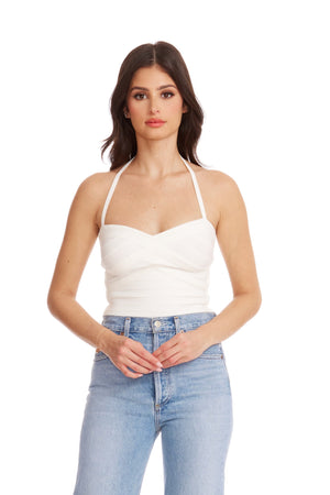 NAILAH TOP / OFF WHITE