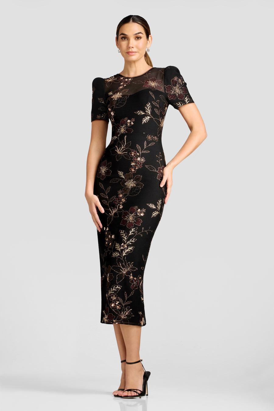 Nanette Dress / BLACK MULTI
