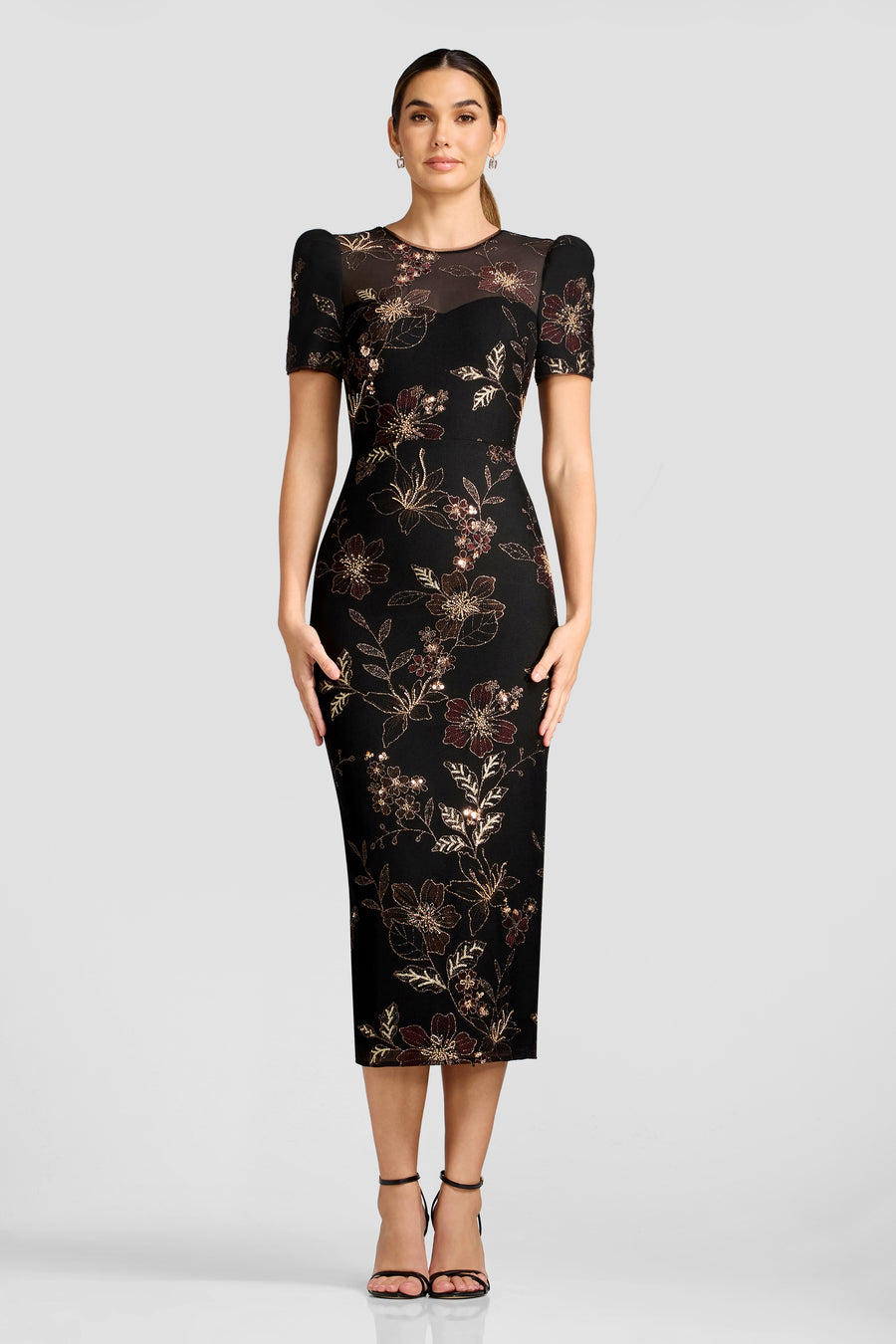 Nanette Dress / BLACK MULTI