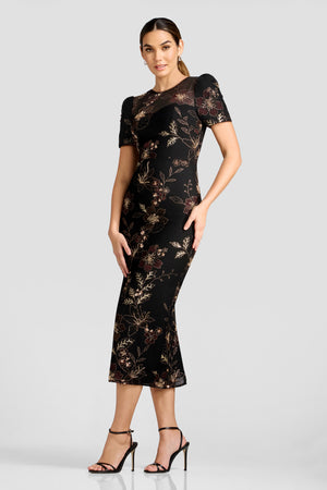 Nanette Dress / BLACK MULTI