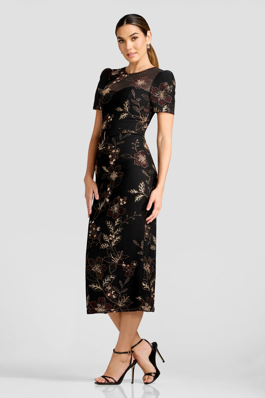 Nanette Dress / BLACK MULTI