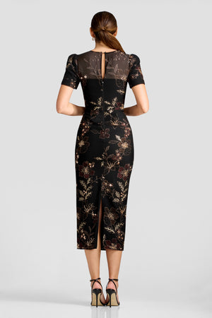 Nanette Dress / BLACK MULTI