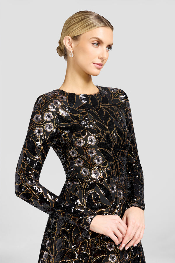 Nara Dress / BLACK MULTI