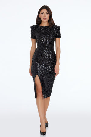 Natasha Dress / BLACK