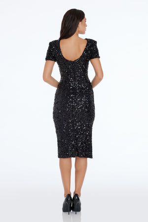 Natasha Dress / BLACK