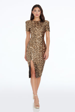 Natasha Dress / GOLD