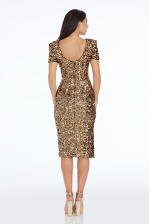 Natasha Dress / GOLD