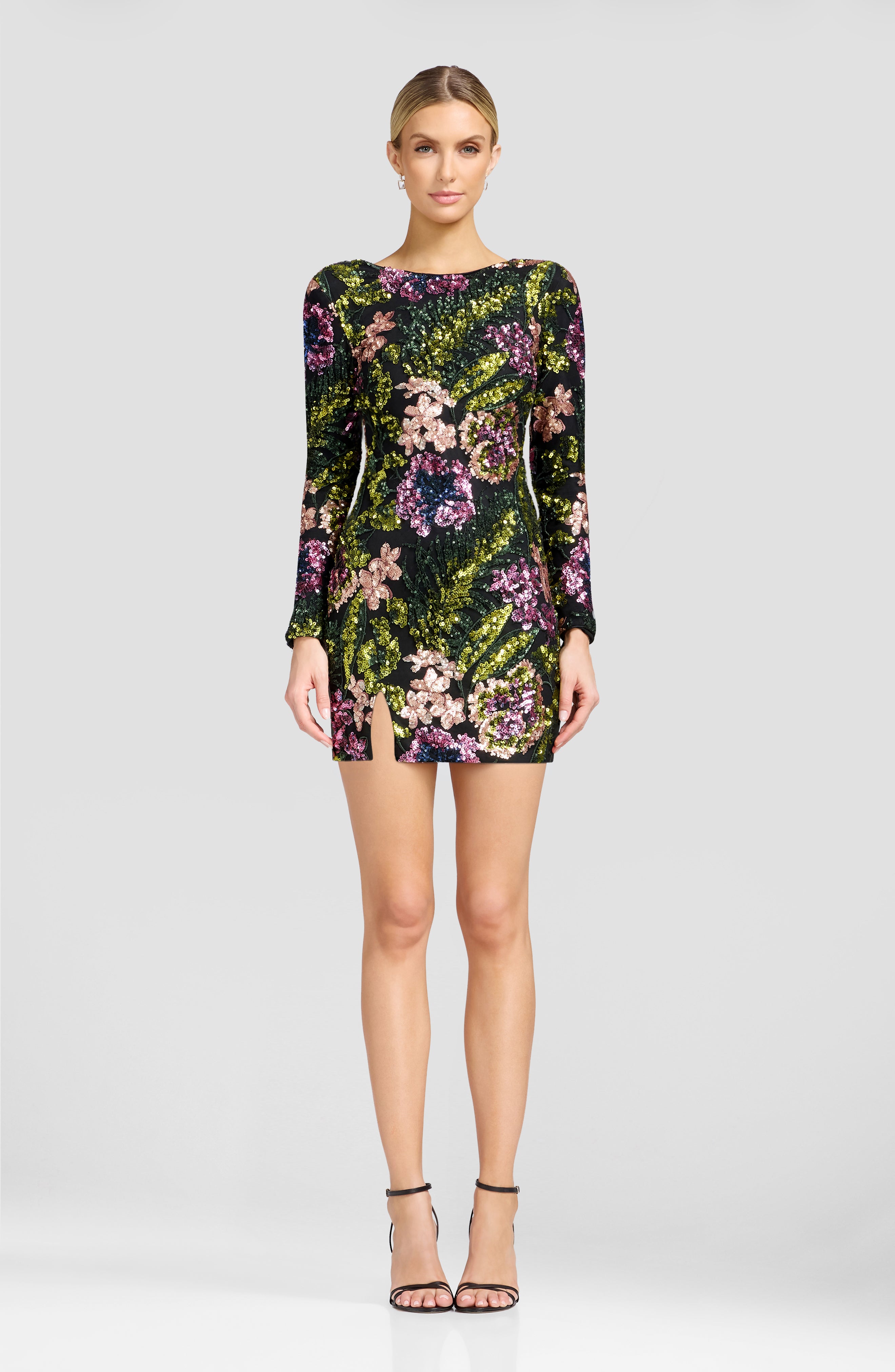 Dress the Population Women's Nathalia Sequin Mini Dress