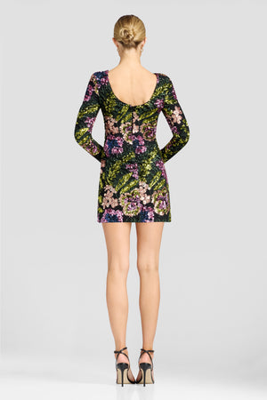 Nathalia Dress / BLACK MULTI