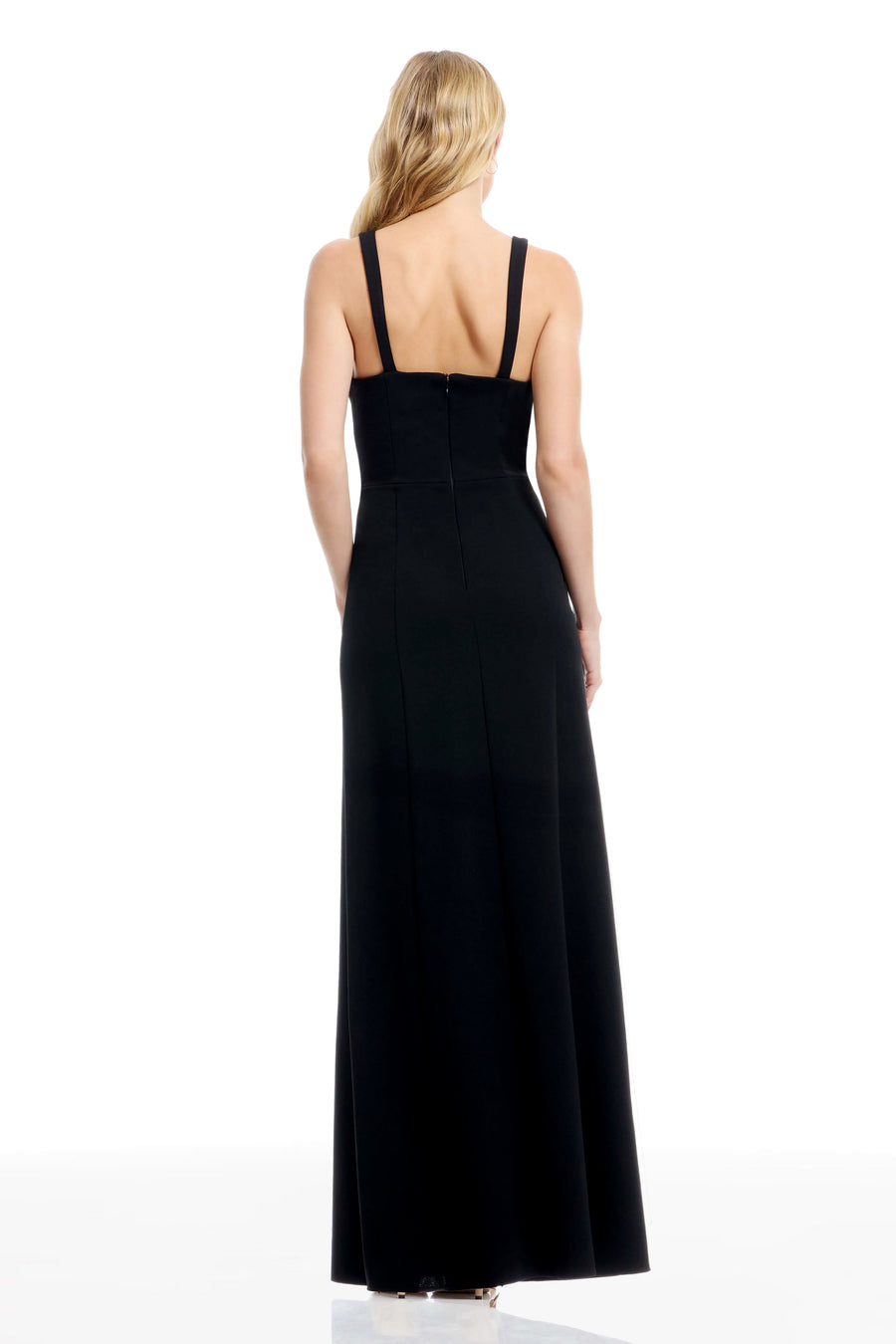 dress the population black gown Ariyah Gown Dress the Population