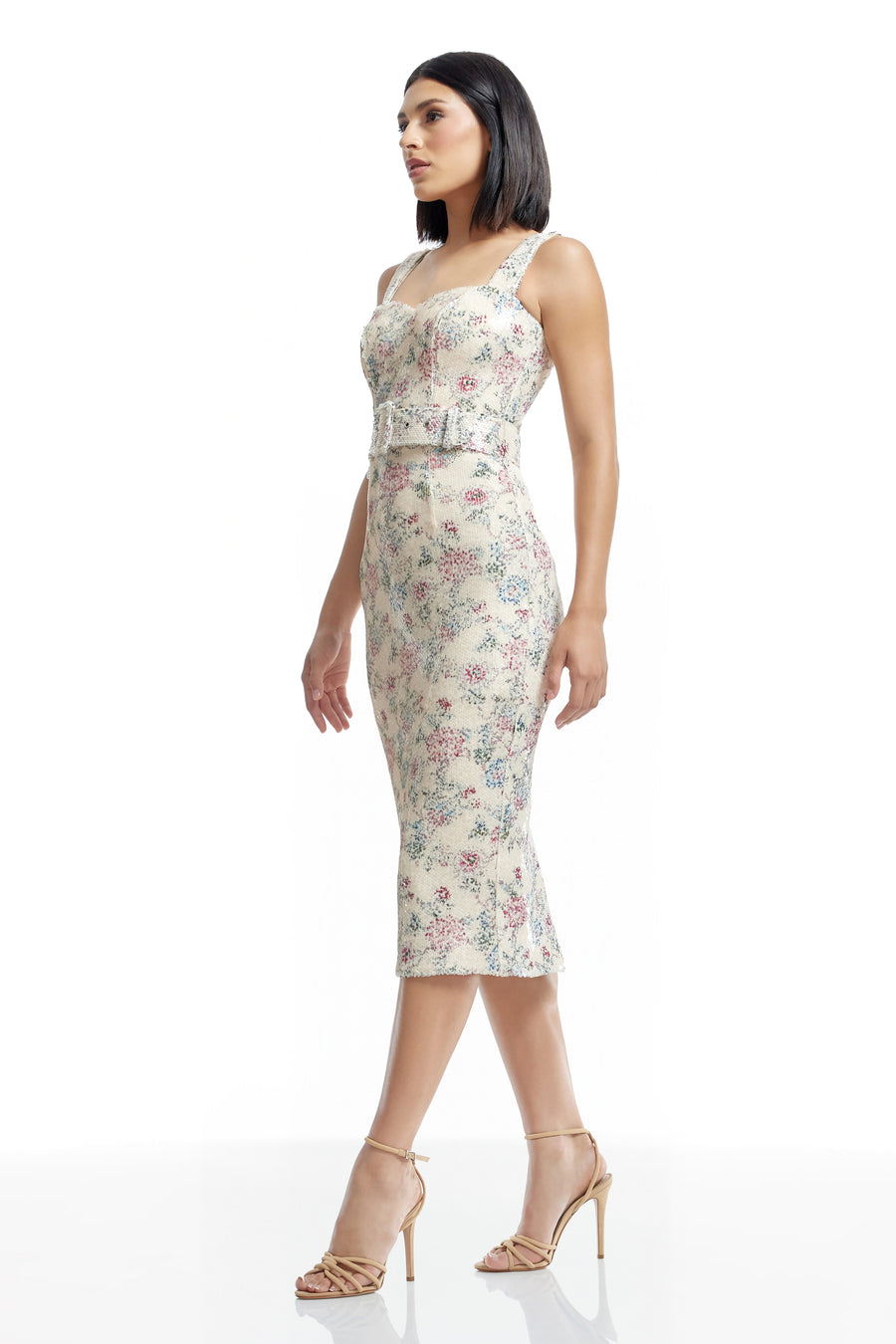 Nicole Dress / Cream Multi