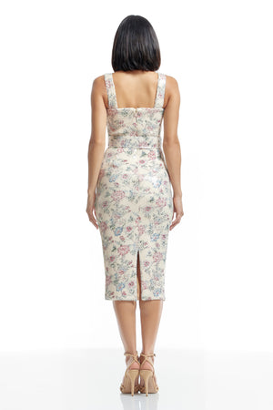 Nicole Dress / Cream Multi