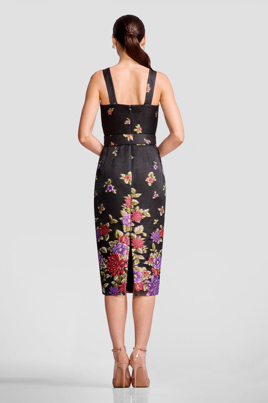 Nicole Dress / BLACK MULTI