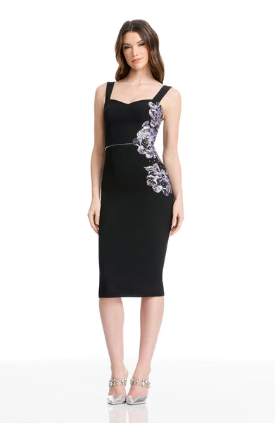dress the population nicole DRESS THE POPULATION NICOLE SWEETHEART NECK BLACK DRESS XXL