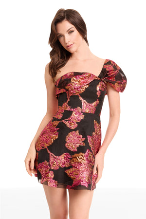 OLIVE DRESS / FUCHSIA MULTI