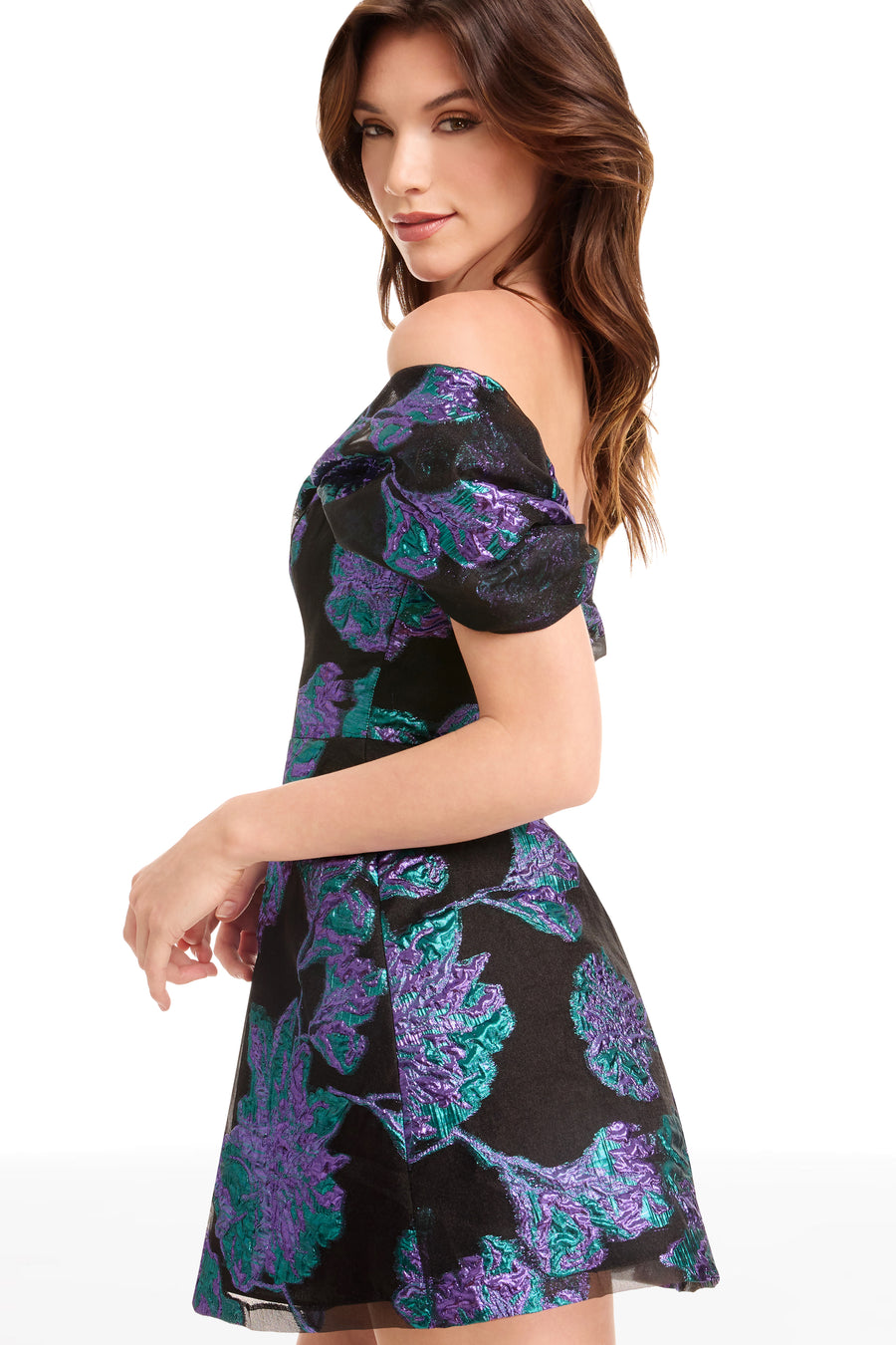 OLIVE DRESS / TURQUOISE MULTI