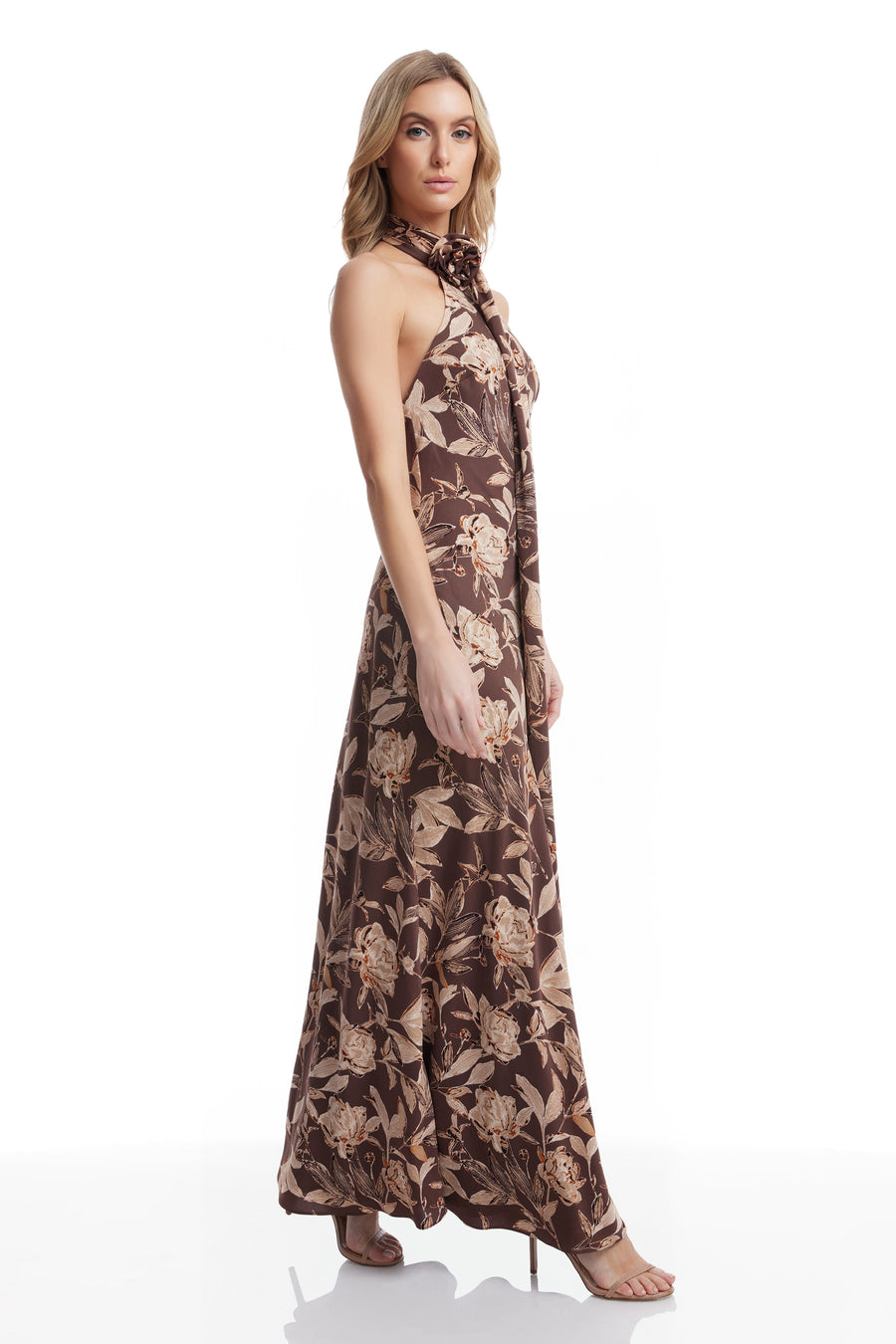 Olivia Dress / MOCHA MULTI