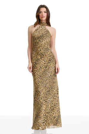 OLIVIA DRESS / LEOPARD MULTI