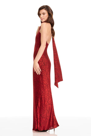 OLIVIA DRESS / ROUGE MULTI