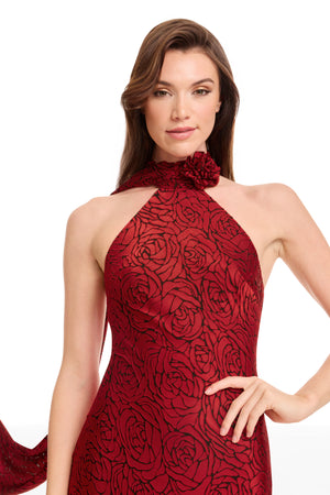OLIVIA DRESS / ROUGE MULTI