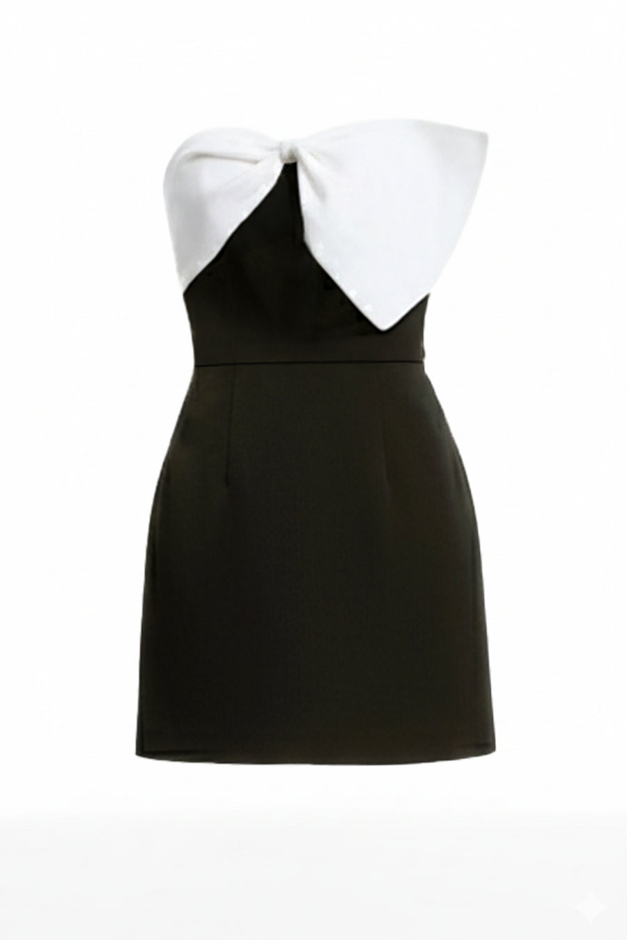OLLIE DRESS / BLACK-OFF WHITE