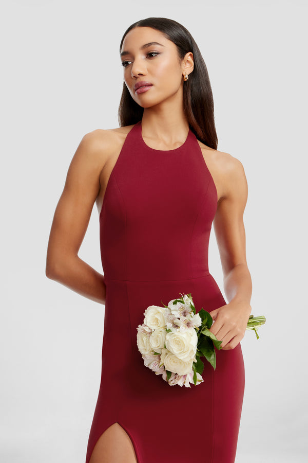 PAIGE DRESS / GARNET