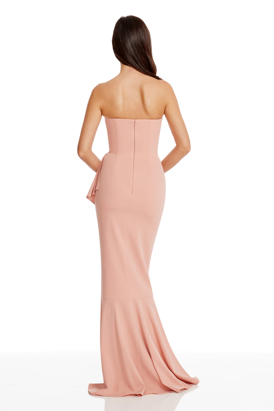 dress the population justine mermaid maxi gown Dress the Population Justine Maxi Dress