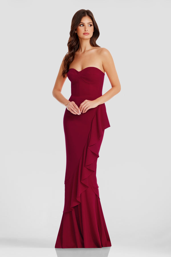 PARIS GOWN / GARNET
