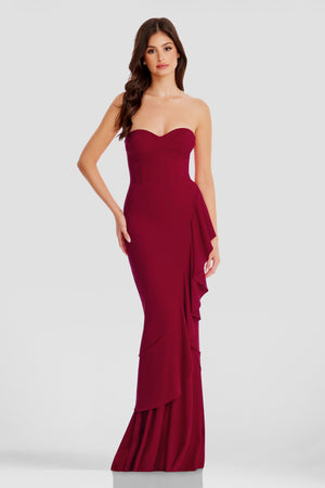 PARIS GOWN / GARNET
