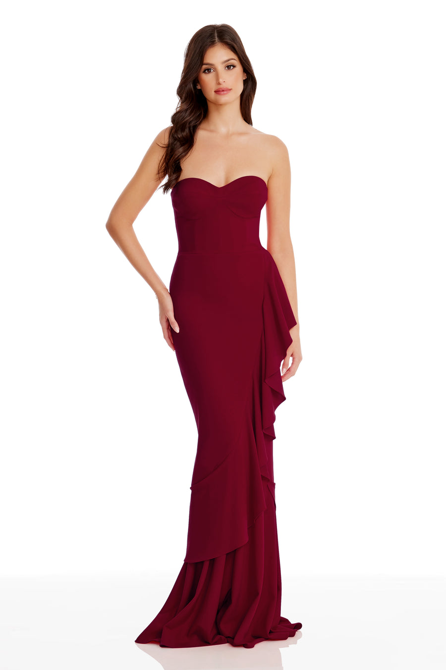 PARIS GOWN / GARNET