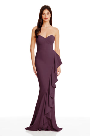 PARIS GOWN / MIDNIGHT PLUM