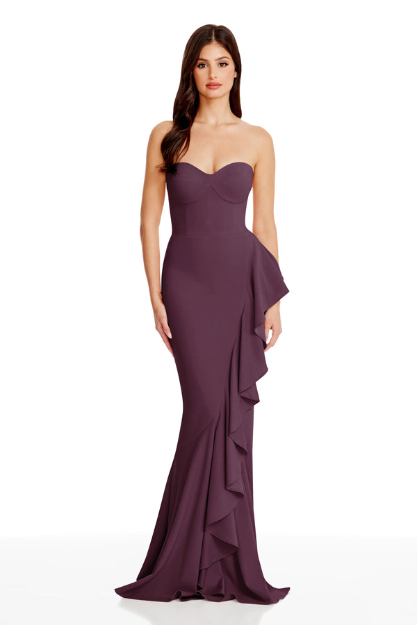 PARIS GOWN / MIDNIGHT PLUM