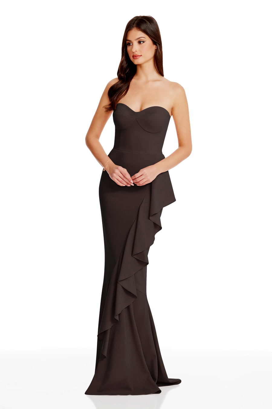 dress the population logan gown Logan Gown XL / LAVENDER
